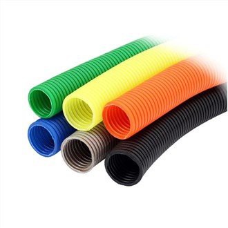 PVC Svart flexibelt kabelrör