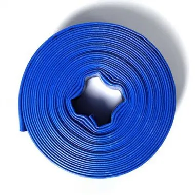 PVC Blue Lay Flat utloppsslang